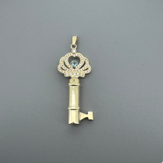 Secret Royal Gold – 14K Gold Hidden Chastity Key Pendant