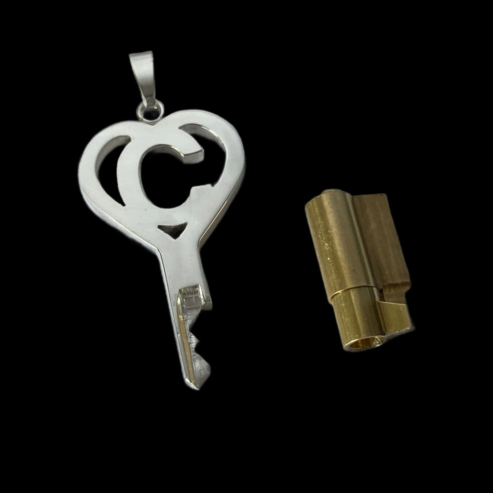 The Alphabet Heart key with cylinder lock