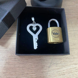 
                  
                    Decima chastity key with padlock
                  
                