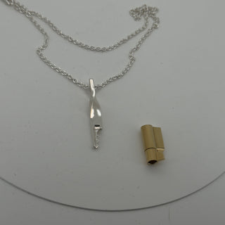 Twisted – Sterling Silver Chastity Key