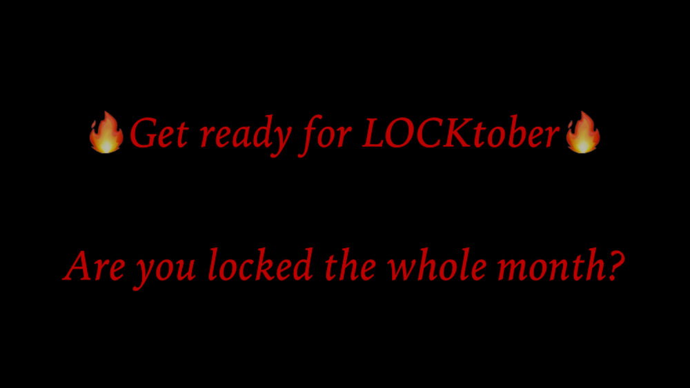 Get ready for locktober