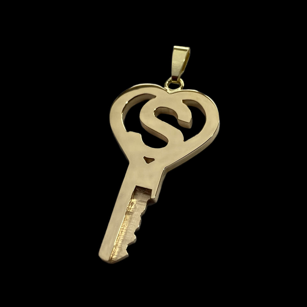 
                  
                    Gold Alphabet Heart key with padlock
                  
                