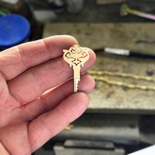 chastity-shop 14 carat yellow gold Le Baroque with cylinder