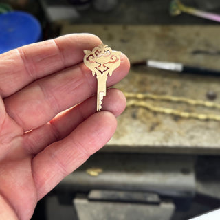 chastity-shop 14 carat yellow gold Le Baroque with cylinder