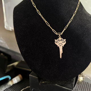 chastity-shop 14 carat yellow gold Le Baroque with cylinder