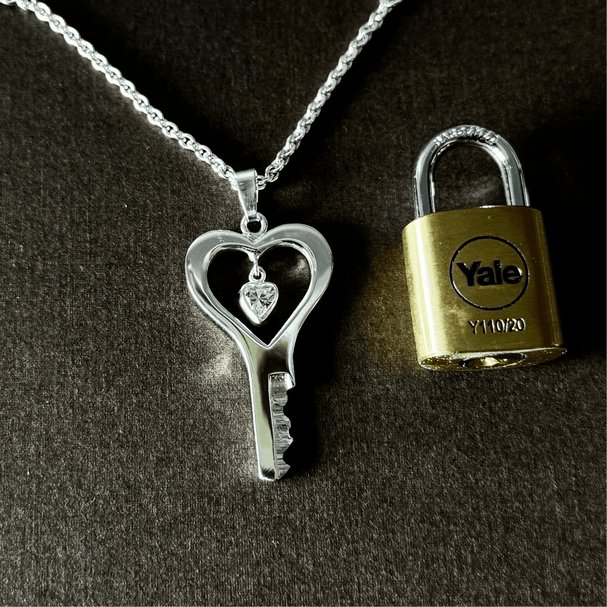 Chastity keys in silver and gold | chastity art | keyholder jewelry ...