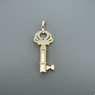 chastity-shop Secret Royal Gold – 14K Gold Hidden Chastity Key Pendant