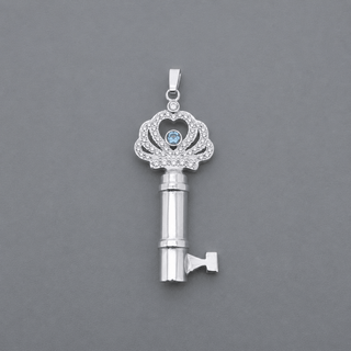 chastity-shop Secret Royal Silver – 925 Sterling Silver Hidden Chastity Key Pendant
