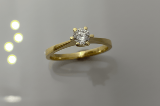 chastity-shop Solitaire ring