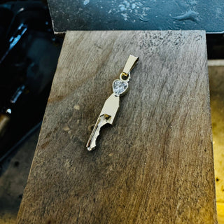 chastity-shop The Heart key with cylinder lock