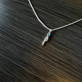 chastity-shop Silver Heart key with cylinder lock