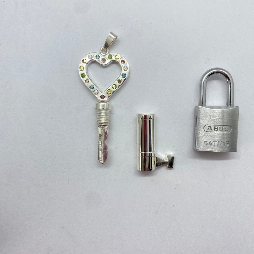 
                  
                    chastity-shop Keys with cylinder lock The secret Colour your Life
                  
                