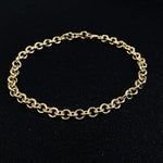 chastity-shop Handmade yellow gold bracelet or anklet