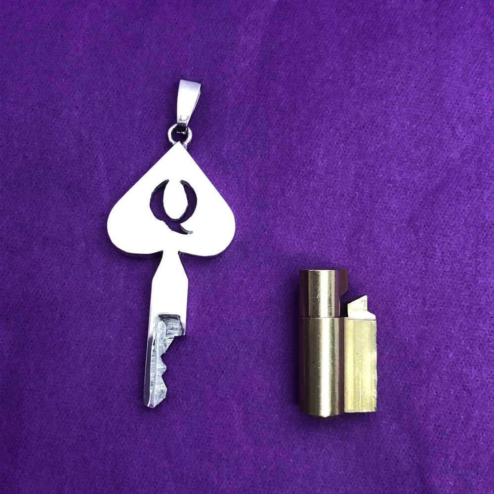 chastity-shop Keys with cylinder lock Queen of Spades