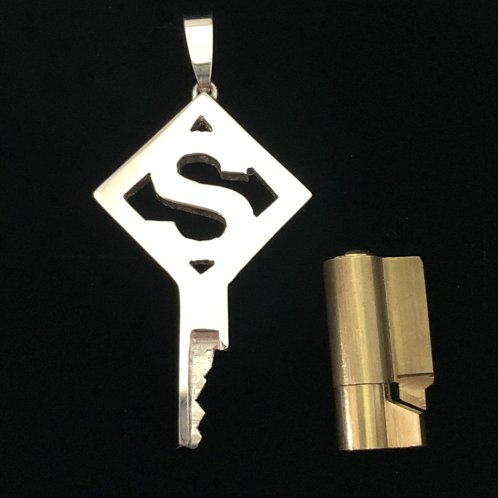 The Alphabet handmade chastity key with cylinder lock | chastity-shop