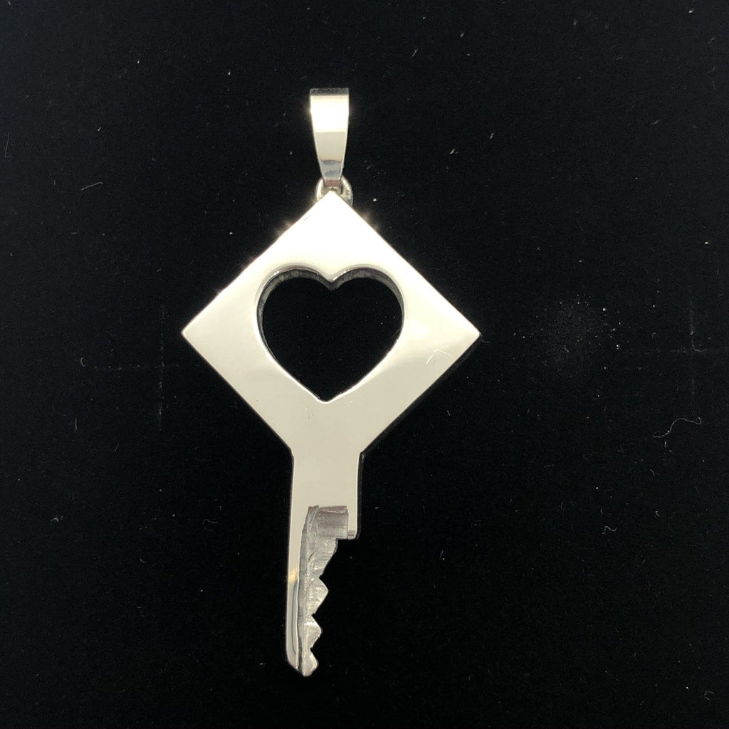 The Romeo handmade silver chastity key | chastity-shop