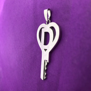 chastity-shop Keys with padlock The Alphabet Heart chastity key with padlock