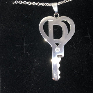 chastity-shop Keys with padlock The Alphabet Heart chastity key with padlock
