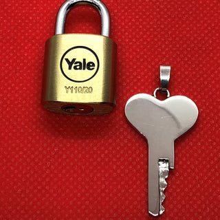 chastity-shop Keys with padlock The Heart Shaped with padlock
