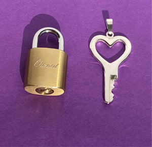 
                  
                    chastity-shop Keys with padlock Open your Heart chastity key with padlock
                  
                