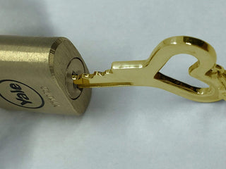 chastity-shop 14 carat yellow gold Open your Heart with padlock