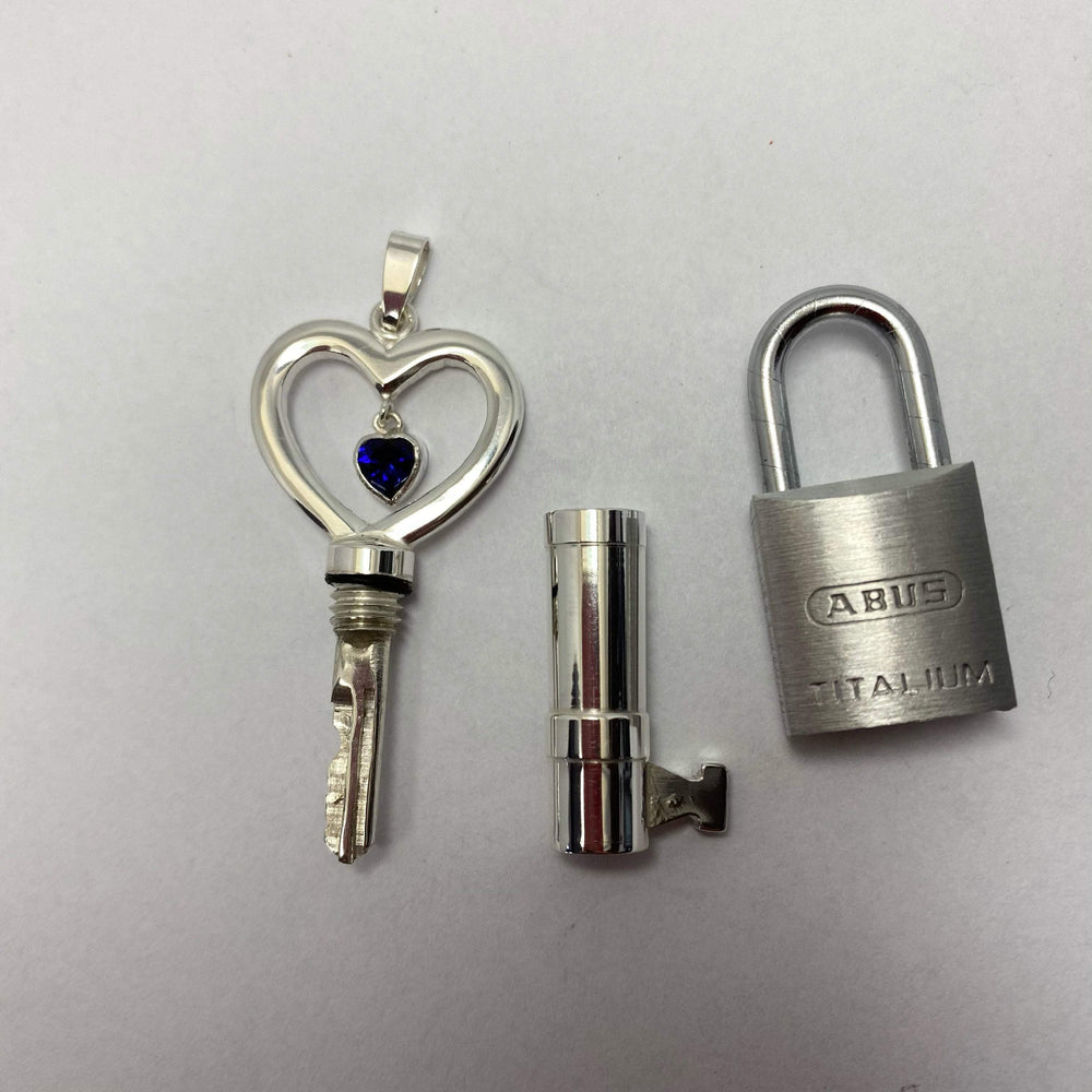 The Secret Locktober handmade silver chastity key | chastity-shop